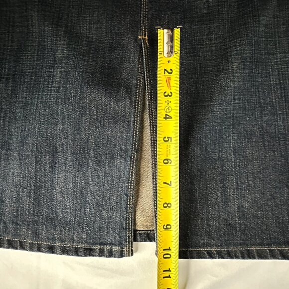 GAP Dark Denim Skirt – Knee length A-line (est. size 12) - Picture 5 of 5